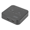 DIGITUS NVMe kloonimisjaam USB3.1 Gen2 type-C NVMe M.2 SSD korpus
