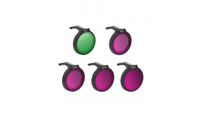 SUNNYLIFE set of five filters for DJI Neo CPL+ND8+ND16+ND32+ND64