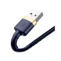 Baseus Cafule Lightning cable 1.5A 2m (Gold+Dark blue)