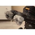 Sensillo muff with faux fur black 8540