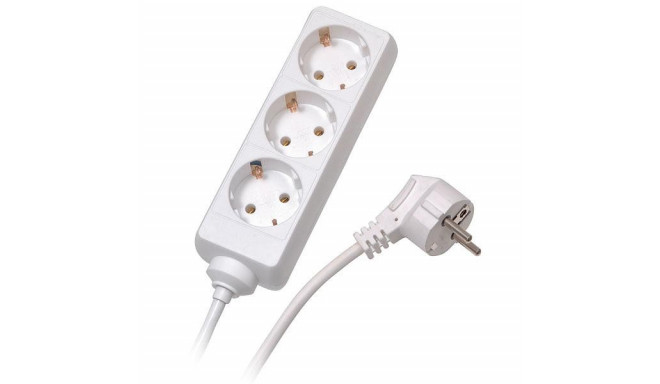 Vivanco extension cord 3 sockets 1.4m, white