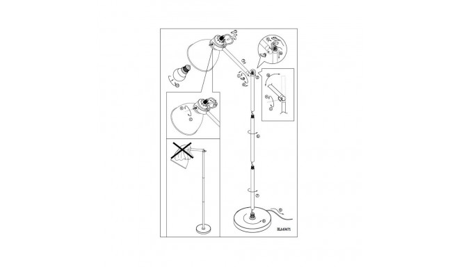 FIXT LIGHT MOUNT PRIDDY 49471 40W E27