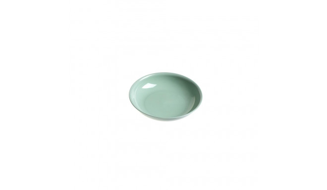 DEEP PLASTIC PLATE. GREEN