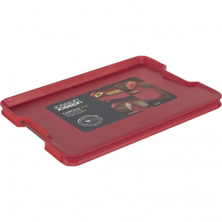 Joseph Joseph Cut&Carve Plus Multi-functio.Red Chopping Board