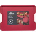 Joseph Joseph Cut&Carve Plus Multi-functio.Red Chopping Board