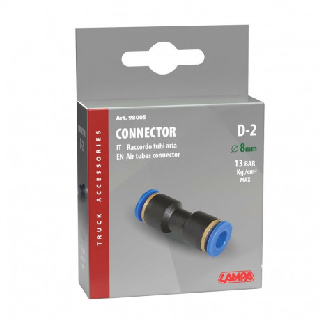 Konnektor plastik 8mm, max 13bar