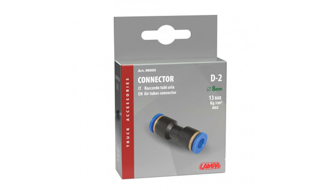 Konnektor plastik  8mm, max 13bar