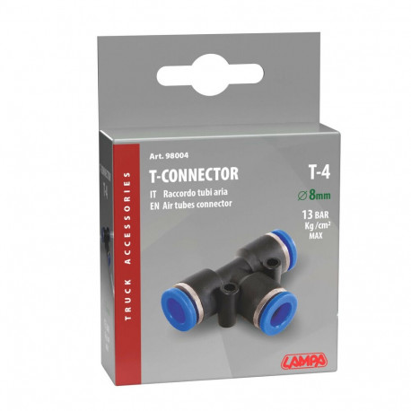 Kolmik konnektor 8mm, max 13bar