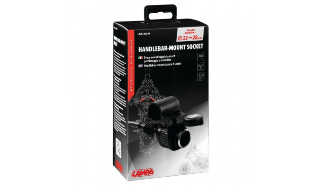 Juhtrauale kinnitatav pesa,12V,max.10A