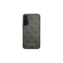 Guess GUHCS22SG4GFGR S22 S901 szary/grey hard case 4G Metal Gold Logo