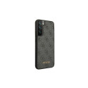 Guess GUHCS22SG4GFGR S22 S901 szary/grey hard case 4G Metal Gold Logo