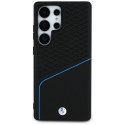 BMW Leather Textured and Smooth MagSafe case for Samsung Galaxy S25 Ultra - black
