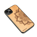 Bewood Mandala Apple Tree Wooden Case for iPhone 14 Plus - Light Brown