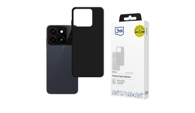 3mk Matt Case for ZTE Blade A35 - Black