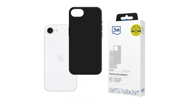 3mk Matt Case for Apple iPhone 16e / SE 4 - Black