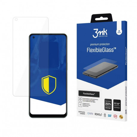 Hybrid glass 3mk FlexibleGlass™ on Oppo Reno 8 Lite 5G