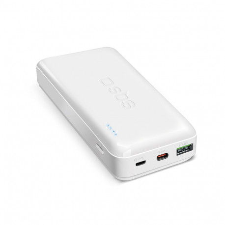 Powerbank SBS TTBB20000PD20W 20000 mAh 20W Power Delivery with MicroUSB, USB-C, USB-A - white