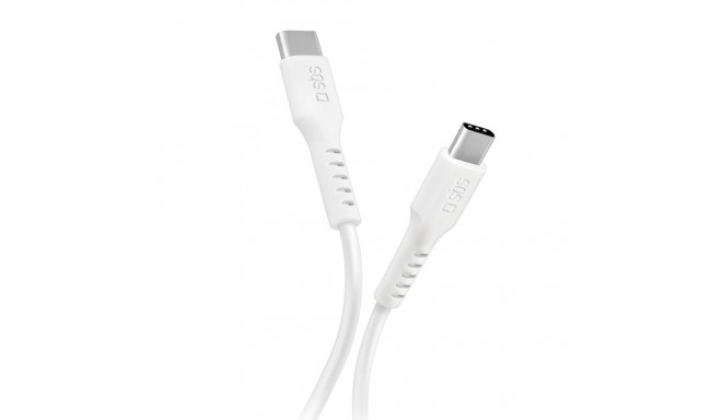 SBS TECABLETCC10W USB-C Cable - USB-C Power Delivery 25W 1 m - white