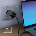 SBS TETRGAN1C45W 45W GaN USB-C Wall Charger with Power Delivery - Black