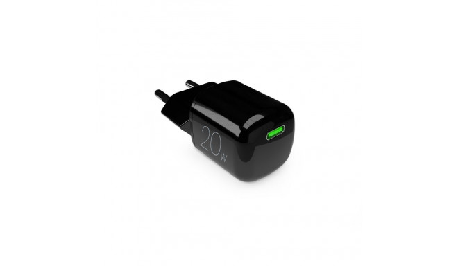 Puro 20W GaN USB-C Wall Charger - Black