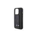 BMW Grip Stand Smooth & Perforated case for iPhone 15 Pro Max - black BMW Grip Stand Smooth & Perforated case for iPhone 15 Pro Max - black