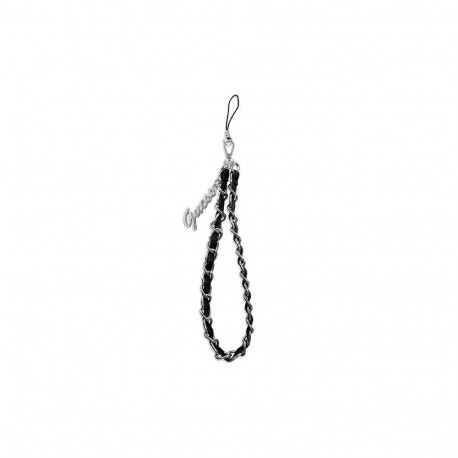 Guess GUSTSASSK Phone Strap black/black Chain Metal Logo Charm