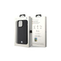 BMW Leather Diamond Pattern case for iPhone 15 Pro - black