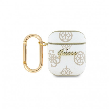 Guess GUA2PG4GPH AirPods 1/2 cover white/white 4G Hook