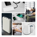 Wozinsky akupank 10000mAh Li-Po 2xUSB, valge (WPBWE1)