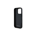Mercedes MB Curved Stitches Leather iPhone 16 Pro Case - Black