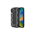 DKNY Checkered Pattern Magsafe iPhone 16 Case - Black