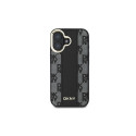 DKNY Checkered Pattern Magsafe iPhone 16 Case - Black