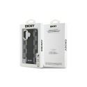 DKNY Checkered Pattern Magsafe iPhone 16 Case - Black