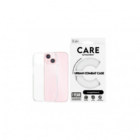 CARE by PanzerGlass Urban Combat Case for iPhone 15 - transparent