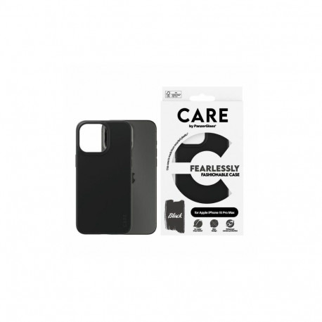 CARE by PanzerGlass Fearlessly Fashionable Case for iPhone 15 Pro Max - Black