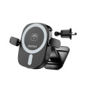 Dudao FW11 Car Phone Holder with 15W Inductive Charger for Air Vent/Cockpit - Black