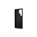 DKNY Leather Checkered Mono Pattern MagSafe Case for Samsung Galaxy S24 Ultra - Black
