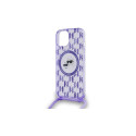 Karl Lagerfeld IML Crossbody Monogram Karl & Choupette Head MagSafe case for iPhone 15 / 14 / 13