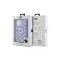 Karl Lagerfeld IML Crossbody Monogram Karl & Choupette Head MagSafe case for iPhone 15 Pro - pur