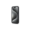 DKNY 3D Rubber Repeat Pattern case for iPhone 15 Plus - black