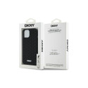 DKNY 3D Rubber Repeat Pattern case for iPhone 15 Plus - black