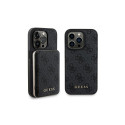 Guess 4G Metal Logo Case Set for iPhone 13 Pro Max + 5000mAh MagSafe Powerbank - Black
