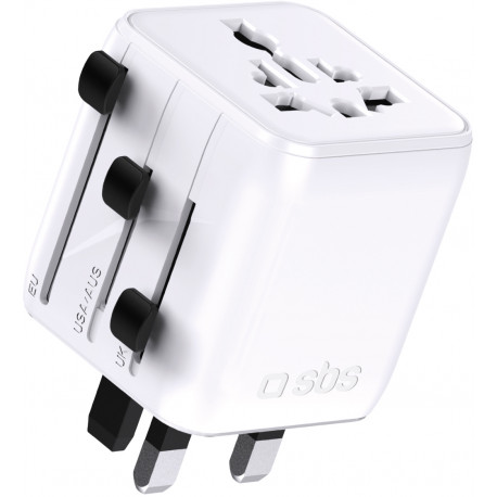 SBS reisiadapter 2500W EU/UK/US/AUS
