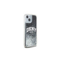 Etui DKNY Liquid Glitter Big Logo na iPhone 15 / 14 / 13 - czarne