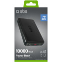 SBS power bank PD20 10000mAh, black