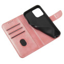 Magnet Case for Samsung A55 with flap and wallet - pink