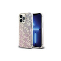 Hello Kitty IML Gradient Electrop Crowded Kitty Head Case for iPhone 13 Pro Max - Pink