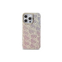 Hello Kitty IML Gradient Electrop Crowded Kitty Head Case for iPhone 13 Pro Max - Pink