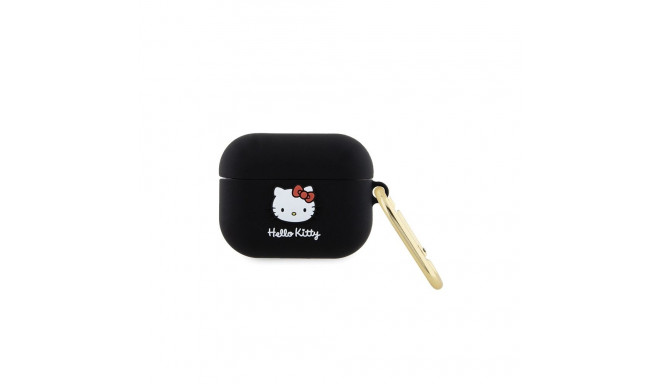 Hello Kitty Silicone 3D Kitty Head case for AirPods Pro - black
