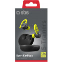 SBS wireless earbuds S-Trainers TWS, black